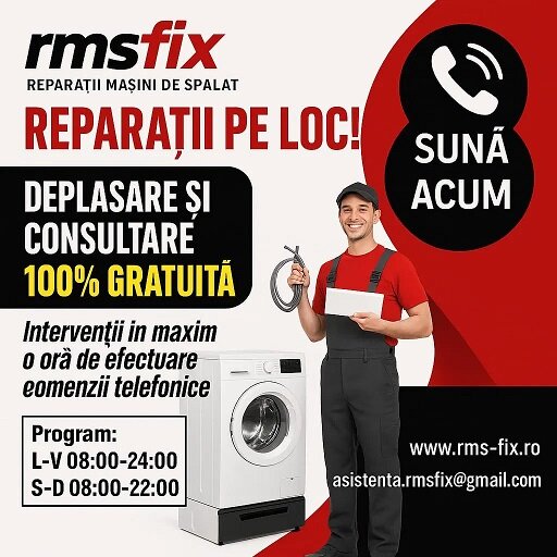RMS-FIX - Reparatii masini de spalat la domiciliu